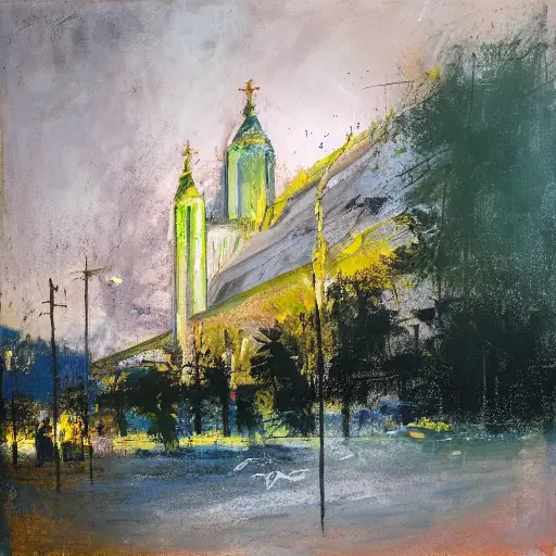 02430-2771410736-abstract oil painting of a bright church building, pastel colors, volumetric lighting, artstation, concept art, bokeh, 8k, , Geo.webp